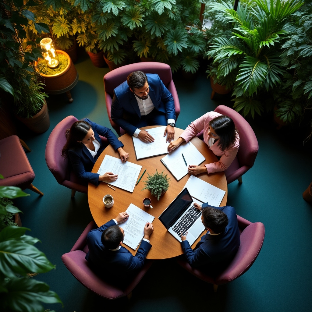 Professionals engaged in a negotiation skills workshop session
